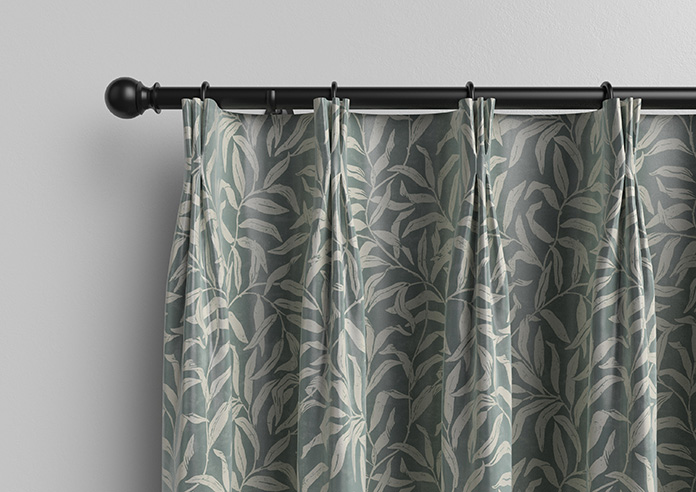 Trailing Vines, Victorian Blue - Made to Measure Curtains - Image 11